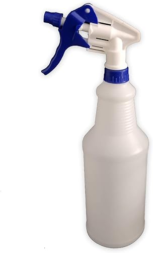 Botella de spray recargable transparente vacía a prueba de fugas | para soluciones de limpieza, aceites esenciales, viajes, perfumes | 32 onzas / 1