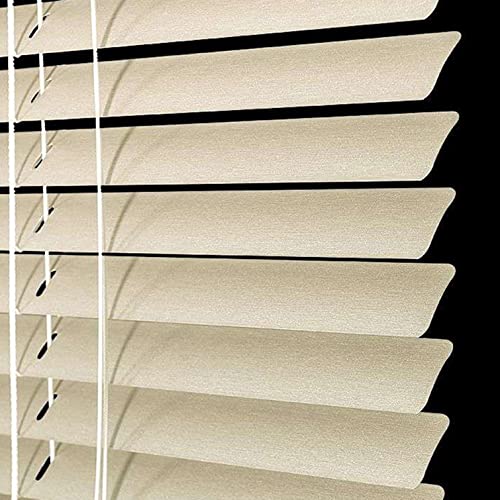 Persianas venecianas de aluminio, persianas horizontales beige de 25 mm 3