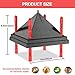 Tiflev Chick Brooder Heating Plate with Adjustable Heights, Brooder Heater for Chicks with Anti Stand Cone (10