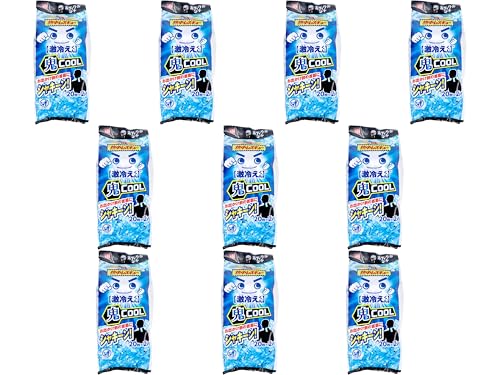 【まとめ買い】 激冷えくん 熱中レスキュー ボディクールシート 鬼クール 20枚入×2パック 冷感シート クールシート ボディシート 冷却シート 熱中症対策グッズ 暑さ対策グッズ 夏の必需品 汗拭きシート (20枚入×2個×10パック)（Amazon）