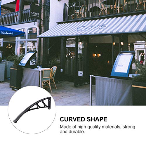 2Pcs Canopy Awning Bracket Window Door Awning Canopy Patio Cover Support Bracket Rack For Patio Front Door Yard #TOP4