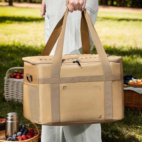 Bolsa de almacenamiento para camping impermeable de 36L con organizador plegable aislante 3