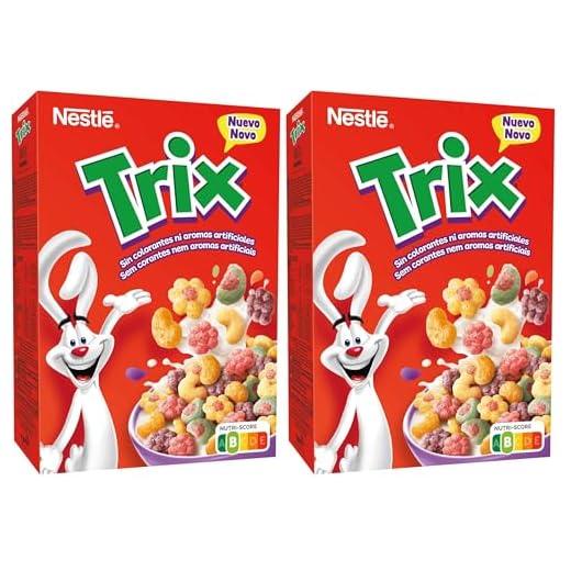 Nestlé Trix Cerealien, 6 Fruchtformen - 1 leckerer Fruchtgeschmack, mit Vitaminen & Mineralstoffen, 2er Pack (1 x 300g)