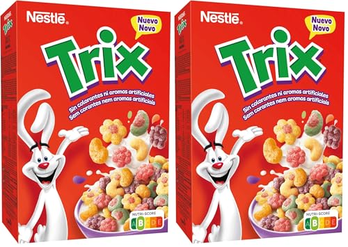 Trix Nestlé Cereales integrales, 300 g (Paquete de 2)