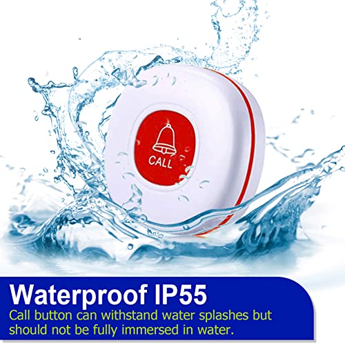 image for Daytech Wireless Call Alarm System for Elderly, SOS Caregiver Pager Nu