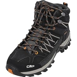 CMP Rigel Mid Trekking Shoes Wp, Zapatos de Trekki...: Cierre: goma Piel: piel de ante 132 pulgadas Material: Parte superior: 100% piel