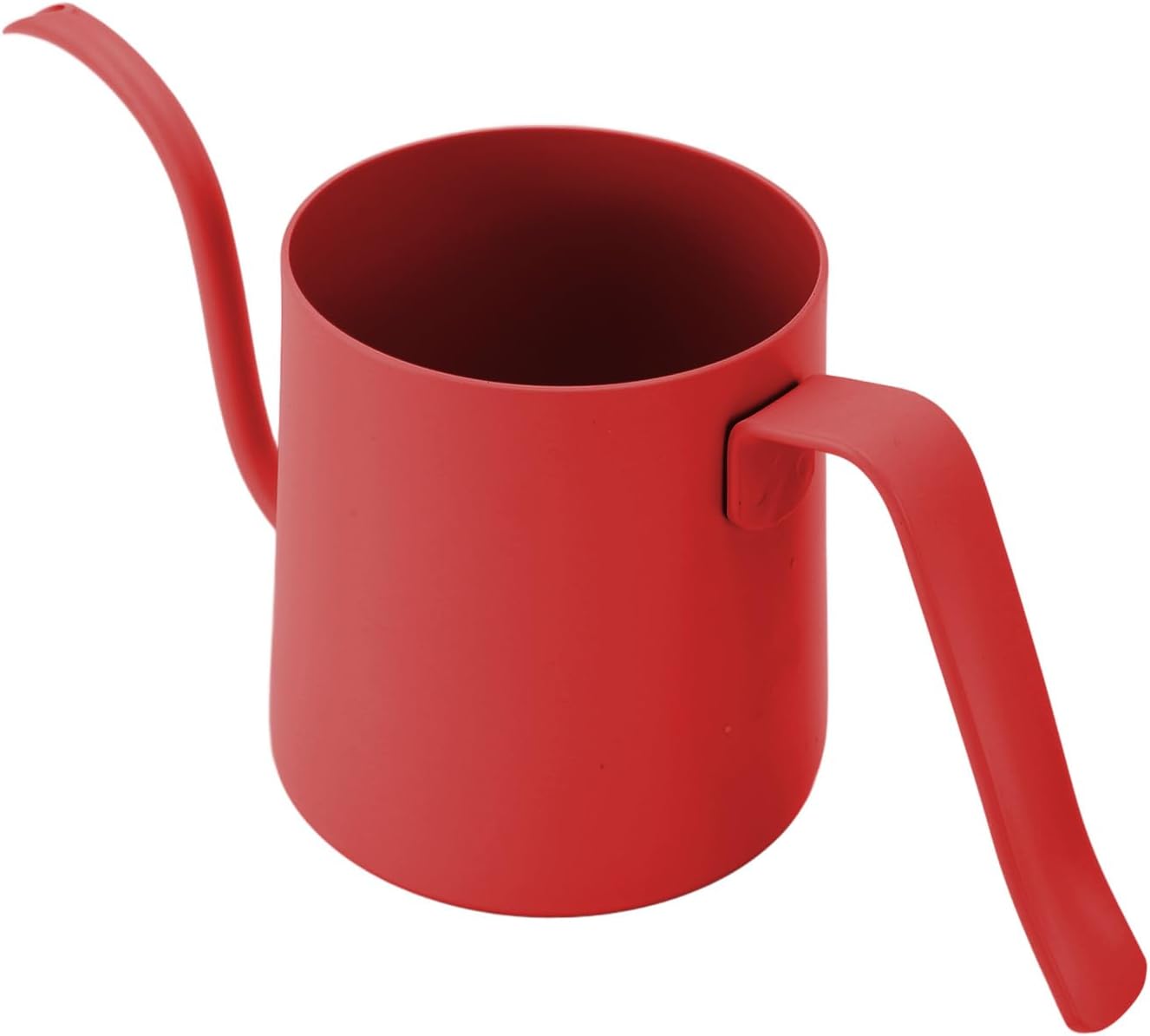 Stainless Steel Gooseneck Electric Kettle 250ml Pour Over Coffee Kettle with Temperature Control for Brew Tea and Coffee at Home or Office (Red)