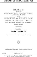 Oversight of the False Claims Act