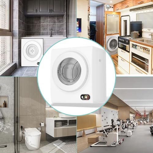 EL-YM S Portable Dryer, 1.5 Cubic Feet, White