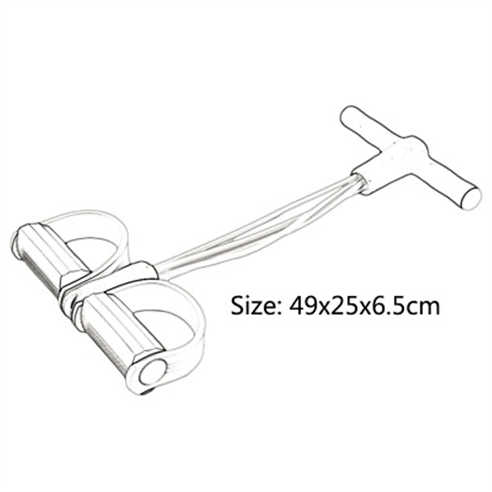 Fitness Widerstandsband 4-fach - Röhrenband Mit Griffen Für Ganzkörpertraining