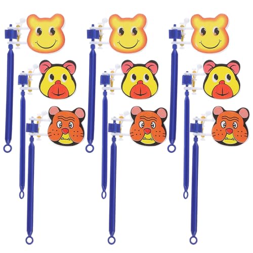 CONGARTENO 10 Piezas Aplaudidores de Mano para Fiesta Infantil Juguetes de Animación Seguro y Duradero Accesorios de Alegría para Cumpleaños Eventos Deportivos y Carnaval