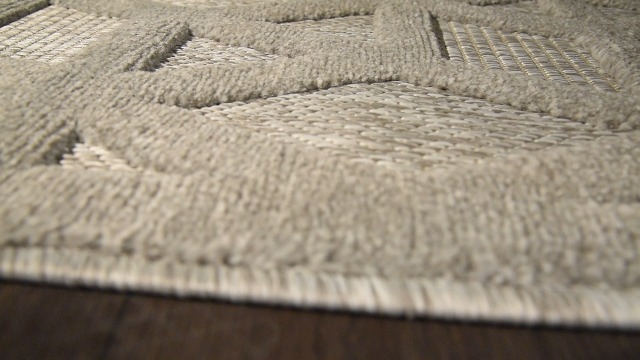 Tapete decorativo interior/exterior 7'9 x 10' gris claro miniatura 7