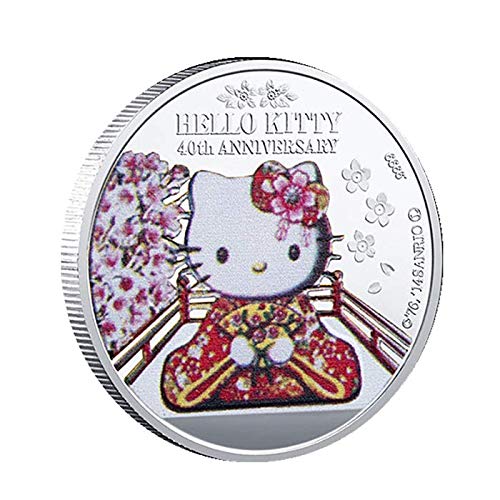 Cute Hello Kitty 40th Anniversary Commemorative Collection Coin