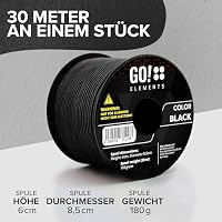 Paracord 425 Typ II | ø 3mm - 9 Kerne - max. 192 kg | 100% Nylonschnur, Allzweckseil - reißfest | Nylonseil, Armband, Hundeleine, Survival & Outdoor Seil – Ansicht 2