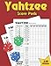 Yahtzee Score Pads: 120 Pads for Scorekeeping - Yahtzee Score Cards with Size 8.5 x 11 inches - Yahtzee Original Score Books - Yatzee Score Pads | Large Print Sheets for Scorekeeping (Score Book)