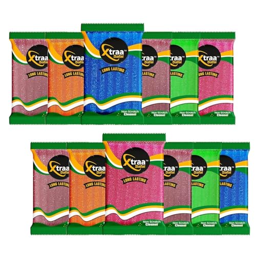 Image of Non-Scratch Foam Scrub Pad | 24 Pcs | Kitchen Cleaning & Crookery- Scrub Sponge, Scrub Pad (Regular,Pack of 24)