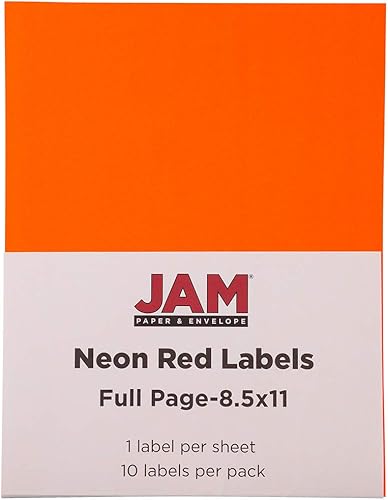 Vista 458 de JAM Paper Etiquetas para dirección postal (7 tamaños)