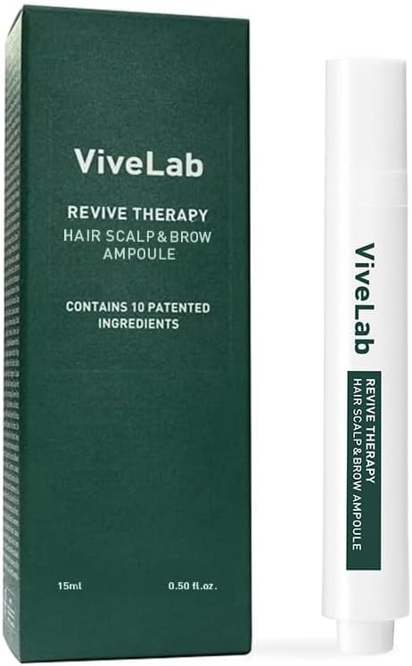 Scalp&Hair Serum for Thinning Hair by Vivelab,15ml–Clinically Tested,Nourishing Formula with Biotin,peptide. Promotes Healthy Scalp&Fuller-Looking Hair