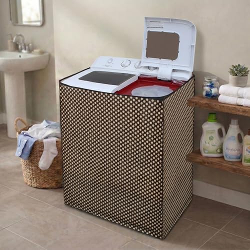 Image of DREAM CARE Waterproof & Dustproof Washing Machine Cover Top Load & Semi Automatic Suitable for 8 kg, 8.2 kg, 8.5 kg (89 x 99 x 55 cms)