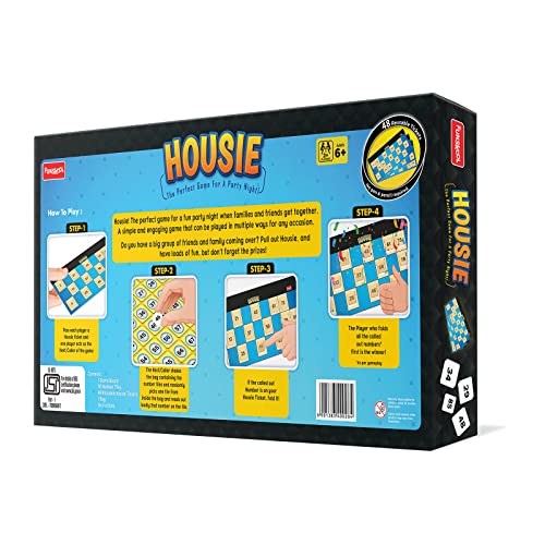 Image of Funskool India Ltd. Kid Games Housie The Perfect Game for A Party Night!,2 Players, Ages 6 Years and Above