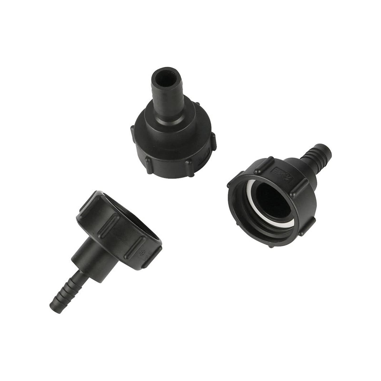 Juego de 5 conectores de tubo de 1/5.1 cm 3/10.2 cm 2.5 cm 3.2 cm 3.8 cm 5.1 cm 5.1 cm con rosca gruesa S60 para reemplazo de grifo de tanque de fontanería de jardín