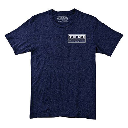 Camiseta Sparco Heritage Trivy Med con acabados textiles premium talla M