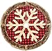 XIAOJUAN 90 cm Snowflake Choinki Spódnica Burlap Nowy Rok Okrągły Koc Drzewo Spódnica Pokrywa Pluszowe Cekiny Haftowane fartuch (Rozmiar: 90 cm) (Size : 90cm)