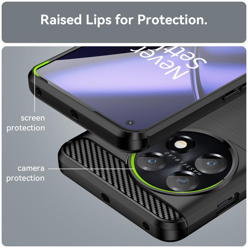 Image of Basic Case for OnePlus 11 (Carbon Fibre Black)