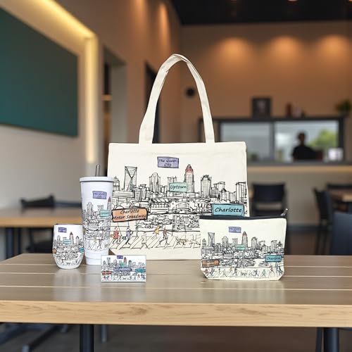 Image of Cities Around the World Artwork Tote Bag Series- Designed in the USA, 17 inchx14 inch, Double Sided Print, Souvenir & Gift