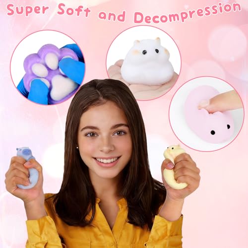 DIY Soft Craft Making Kit with 18oz 1:1 Two-Part Gel & Animal, Dessert Molds, Slow Rising Squeeze Craft Set for Stress Relief, All-in-One Craft Materials for Beginners, Creative Gift for Graduation by Ipalet - Image 4