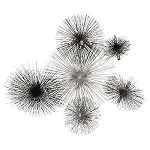 KOTARBAU Schoorsteenbezem 150 mm van verenstaaldraad flexibel robuust schoorsteenbezem roetbezem haardborstel schoorsteen open haard