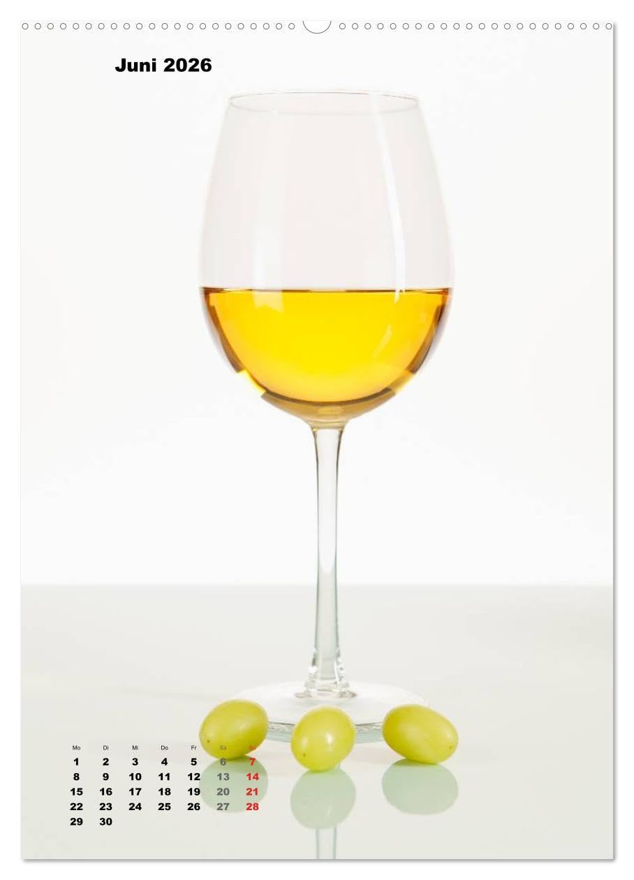 WeinTrauben 2026 (hochwertiger Premium Wandkalender 2026 DIN A2 hoch), Kunstdruck in Hochglanz: Wein und Weintrauben (CALVENDO Lifestyle)