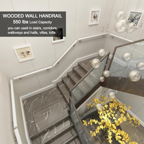 Rampe escalier bois antidérapante pour protéger enfants et seniors - 7