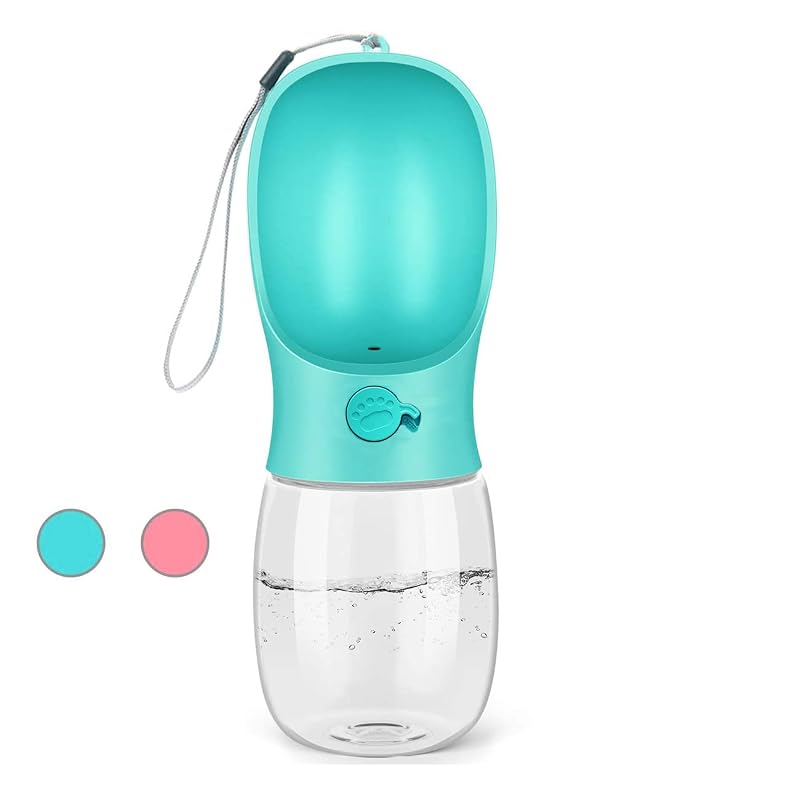 Garrafa de Água para Cães e Gatos com Bebedouro Portátil e Vedação contra Vazamentos Kalimdor 355 mL 12oz Blue