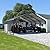 MUPATER 20' x 20' Outdoor Heavy Duty Metal Carport, Outdoor Metal Carport Canopy,Garage Car Shelter Shade, Carport Canopy with Heavy Metal Frame, Metal Roof and Bolts for Car, Trucks, Boats, Grey