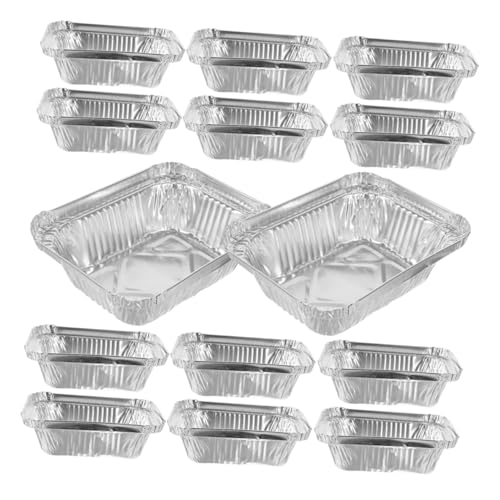 Veemoon 100 Stück Einweg Aluminiumfolie Schalen