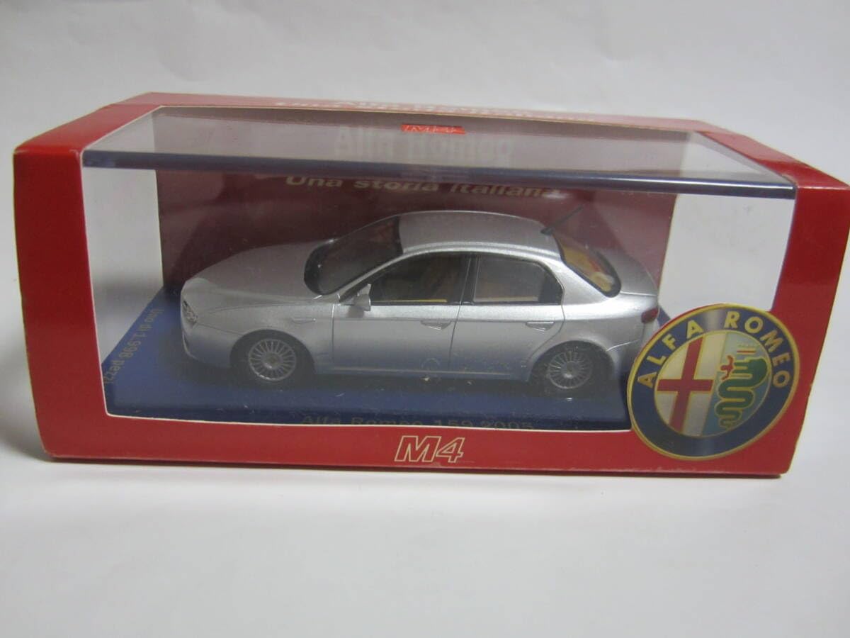 Amazon | M4 1/43 ALFA ROMEO 159 アルファロメオ 159 2005年 シルバー