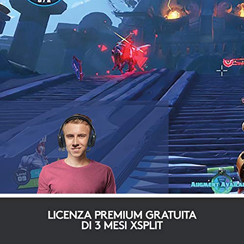 C922 Pro Stream Webcam, Streaming Veloce HD 1080p/30fps o 720p/60fps, Correzione Luce, Autofocus, Audio ?Stereo, Per YouTube, Twitch, XSplit, ?PC/Mac/Laptop/Macbook/Tablet, Nero - Webcam - Immagine 10