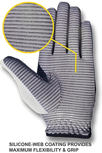 Caddydaddy Claw Golf Glove For Men - Breathable, Long Lasting Golf Glove (White, X-Large, Left) #TOP5