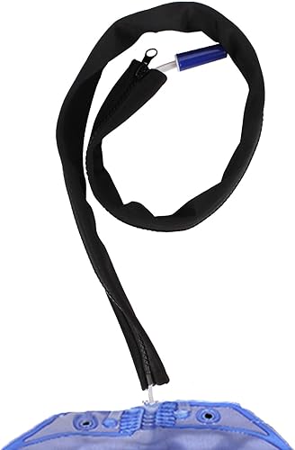 Cubierta de tubo de catéter de catéter para bolsas de catéter de repuesto, cubierta de tubo de catéter con cremallera envolvente para soporte de