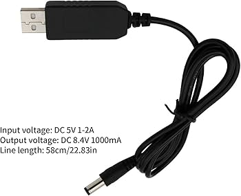 Amazon.co.jp: 5V DC 電源ケーブル USB - DC | DC USB ケーブル - USB