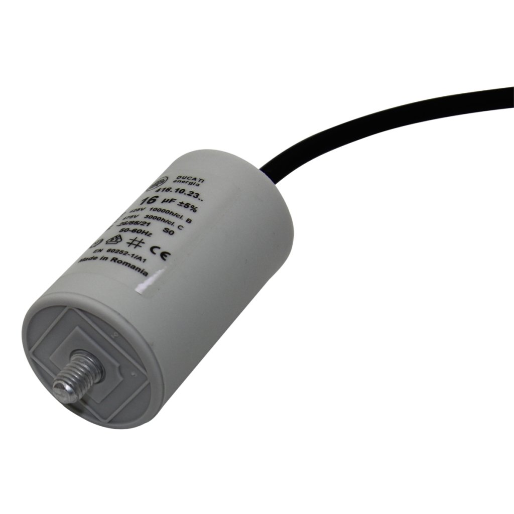 416100914 Capacitor: Motors, Run 6uF 425VAC Diameter 32 x 55 mm 
