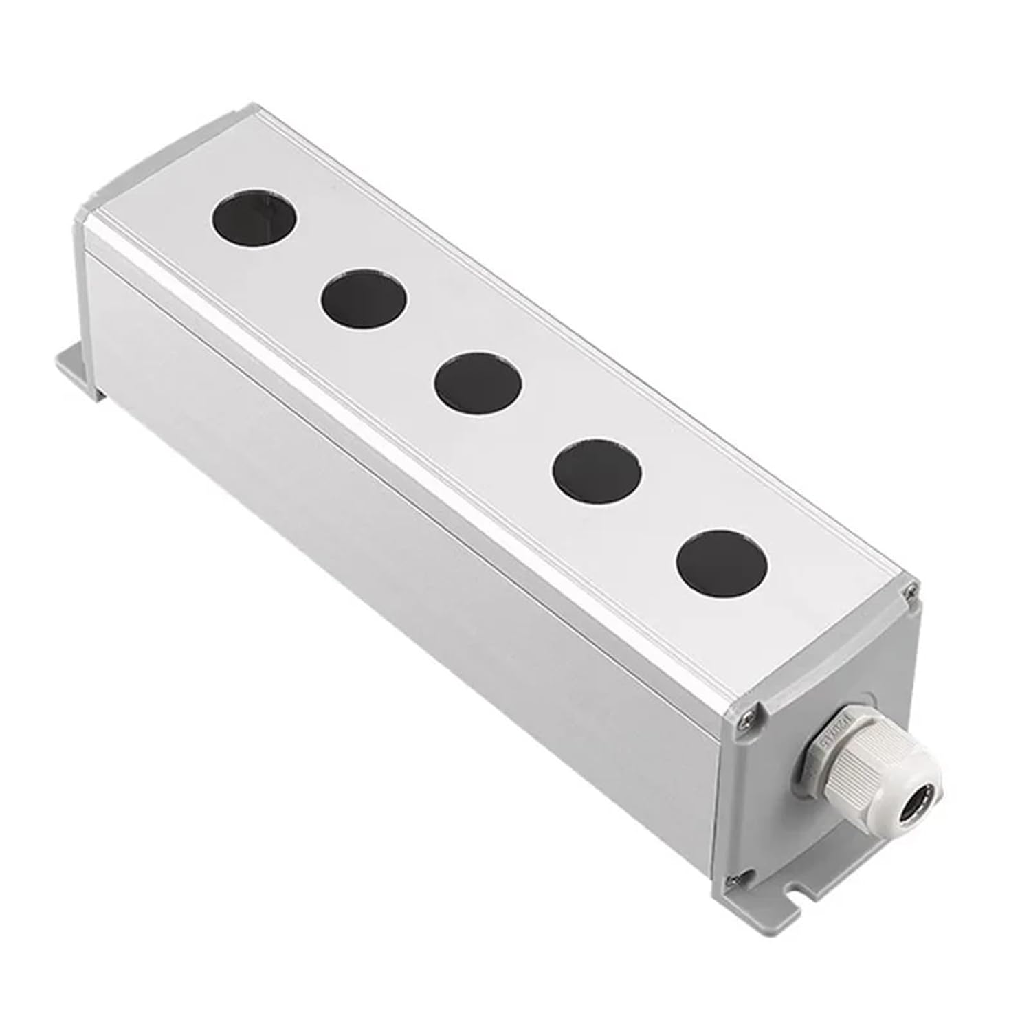 VDOQTLJT メタル アルミニウム プッシュボタン 工業用 ホームコントロール スイッチボックス 16mm 19mm 22mm