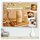 Milch und Milchprodukte (hochwertiger Premium Wandkalender 2026 DIN A2 quer), Kunstdruck in Hochglanz: Köstliche Ideen, was man mit Milch machen kann (CALVENDO Lifestyle)
