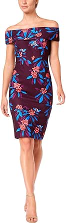 Calvin Klein Women's Sweetheart Off-The-Shoulder Gown Purple Size 14 main image 1