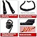 TOSAMC Heavy Jump Rope Skipping Rope Workout Battle Ropes with Durable Protective Sleeve – 9.2/9.8 Ft Length Heavy Jump Rope-Improve Strength Building Muscle (Diameter 1 in * Length 9.9 ft(3.0lb))