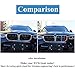 Goodream Tricolored Grille Insert Trims Compatible with F25 X3 2011-2017 or F26 X4 2014-2017 Accessories for w/Standard Kidney Grille (7 Beams)