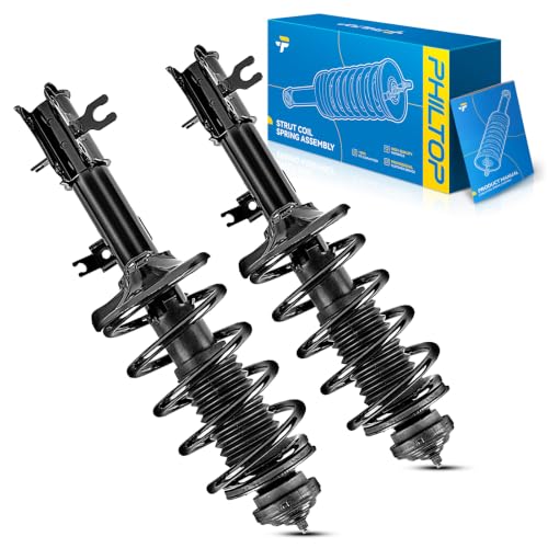 Image of PHILTOP Front Complete Struts Assembly with Coil Spring For 2004-2011 Chevrolet Aveo 2007-2011 Chevrolet Aveo5 2009-2010 Pontiac G3 172295 /172296-Quick Loaded Suspension