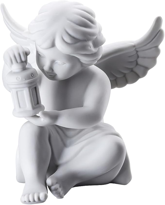 Rosenthal Engel mit Laterne aus weißem Biskuit-Porzellan, kleine Engelfigur Weihnachtsdeko, Schutzengel Deko 9,9 x 9,9 cm, elegante Engelsfigur Festtagsdeko, Engelfiguren, Weihnachten, Sammlergeschenk Rosenthal Engel mit Laterne aus weißem Biskuit-Porzellan, kleine Engelfigur Weihnachtsdeko, Schutzengel Deko 9,9 x 9,9 cm, elegante Engelsfigur Festtagsdeko, Engelfiguren, Weihnachten, Sammlergeschenk