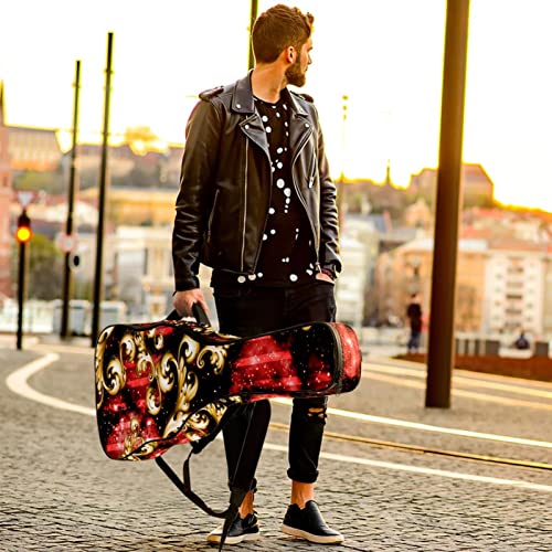 Étui de guitare simple abstrait vert pleine taille, sac à dos de protection rembourré pour guitare acoustique classique… - Les Beatles, Paul McCartney, John Lennon, RIngo Starr, George Harrison Étui de guitare simple abstrait vert pleine taille, sac à dos de protection rembourré pour guitare acoustique classique… – Image 7